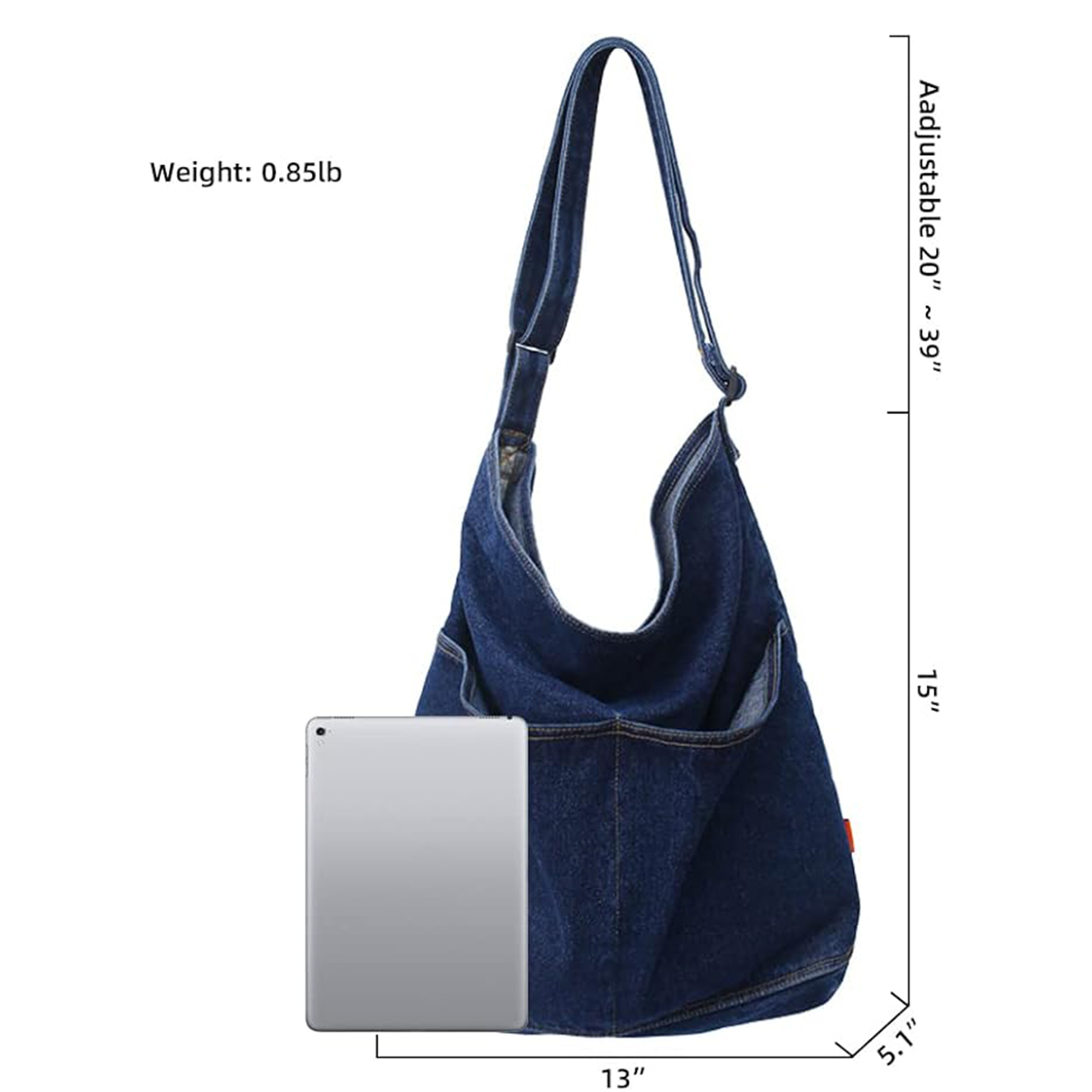 Denim Shoulder Bag 5