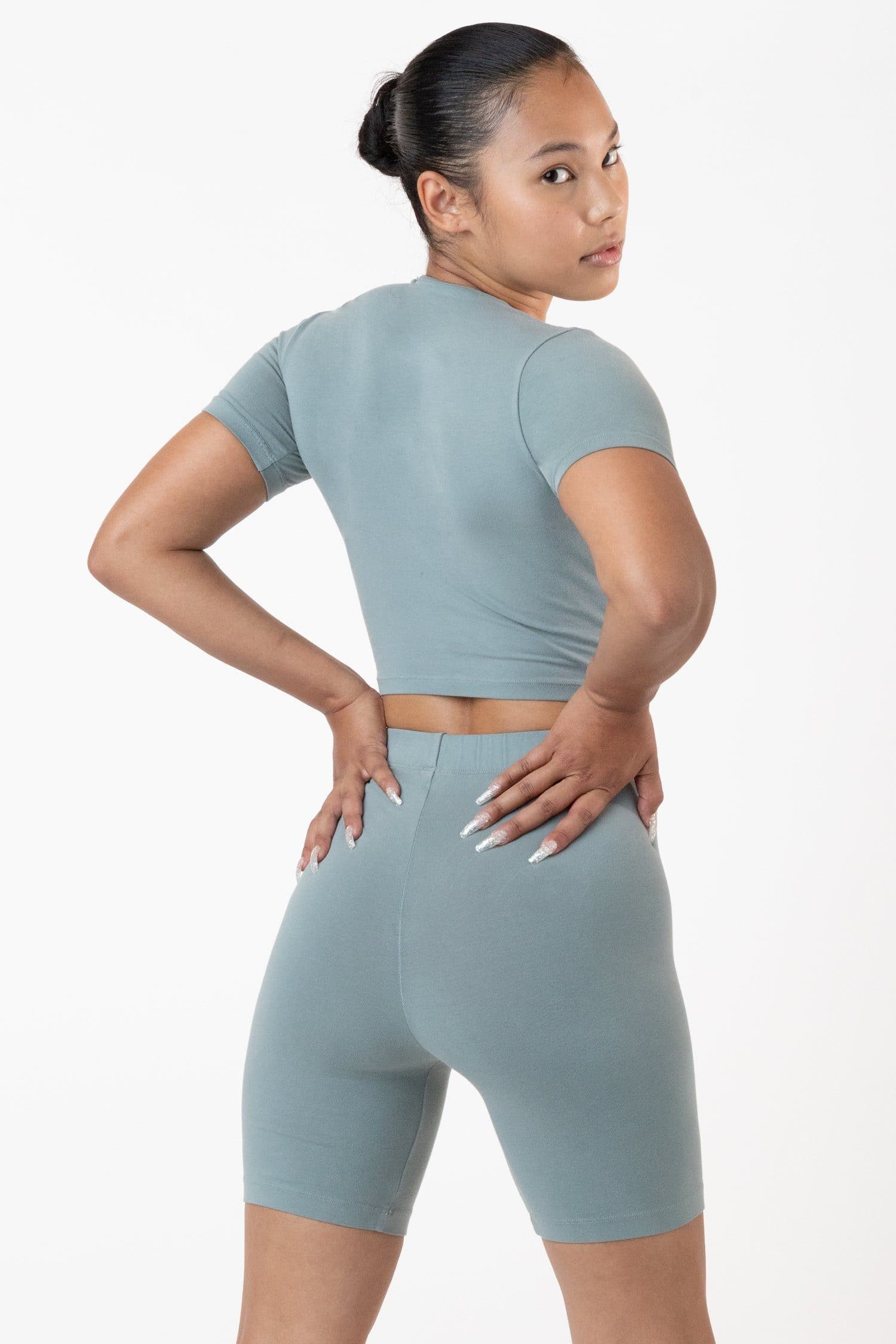 GARMENT DYE BIKE SHORTS 14