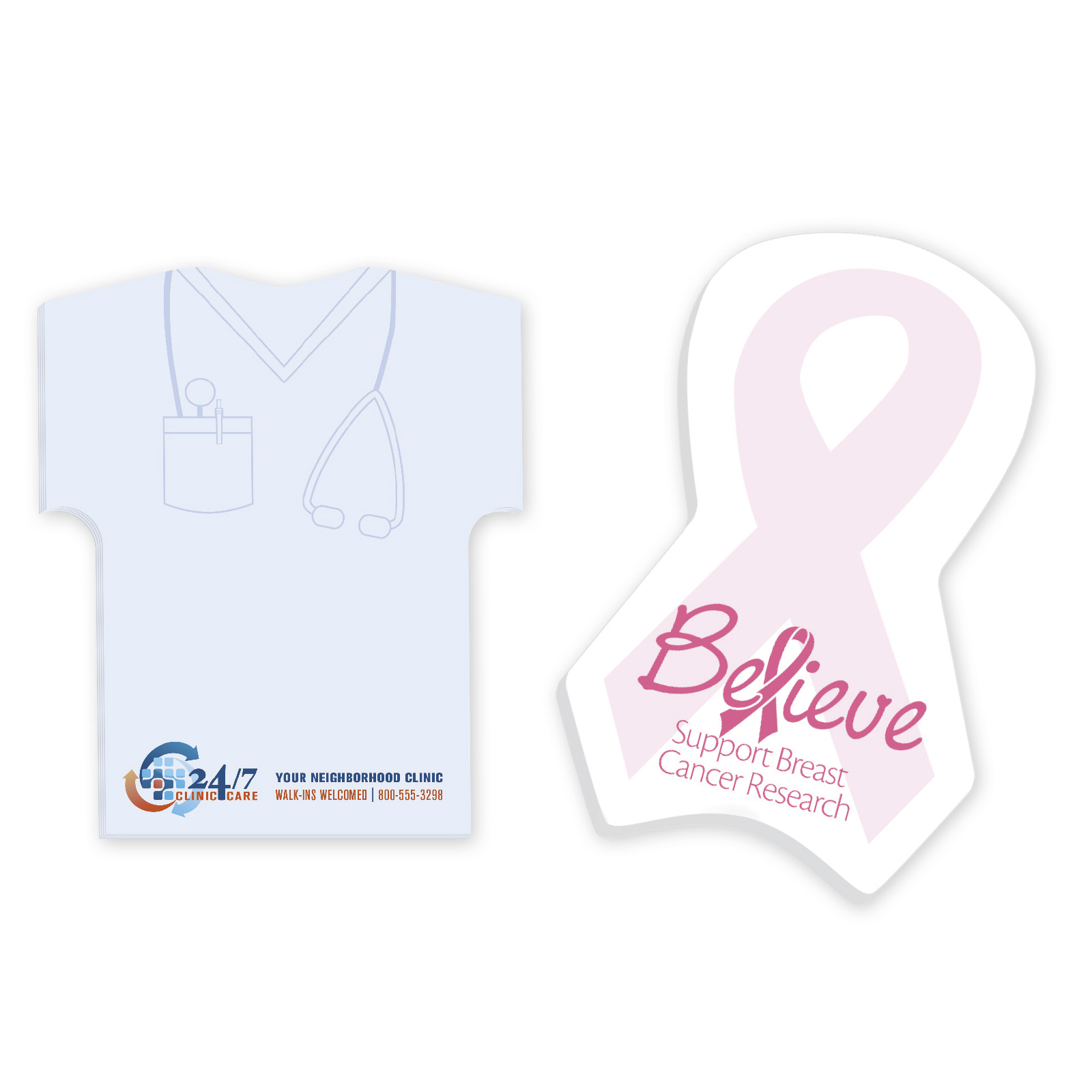 Souvenir® Sticky Note™ 4" x 6" Die Cut Pad, 50 sheet 1