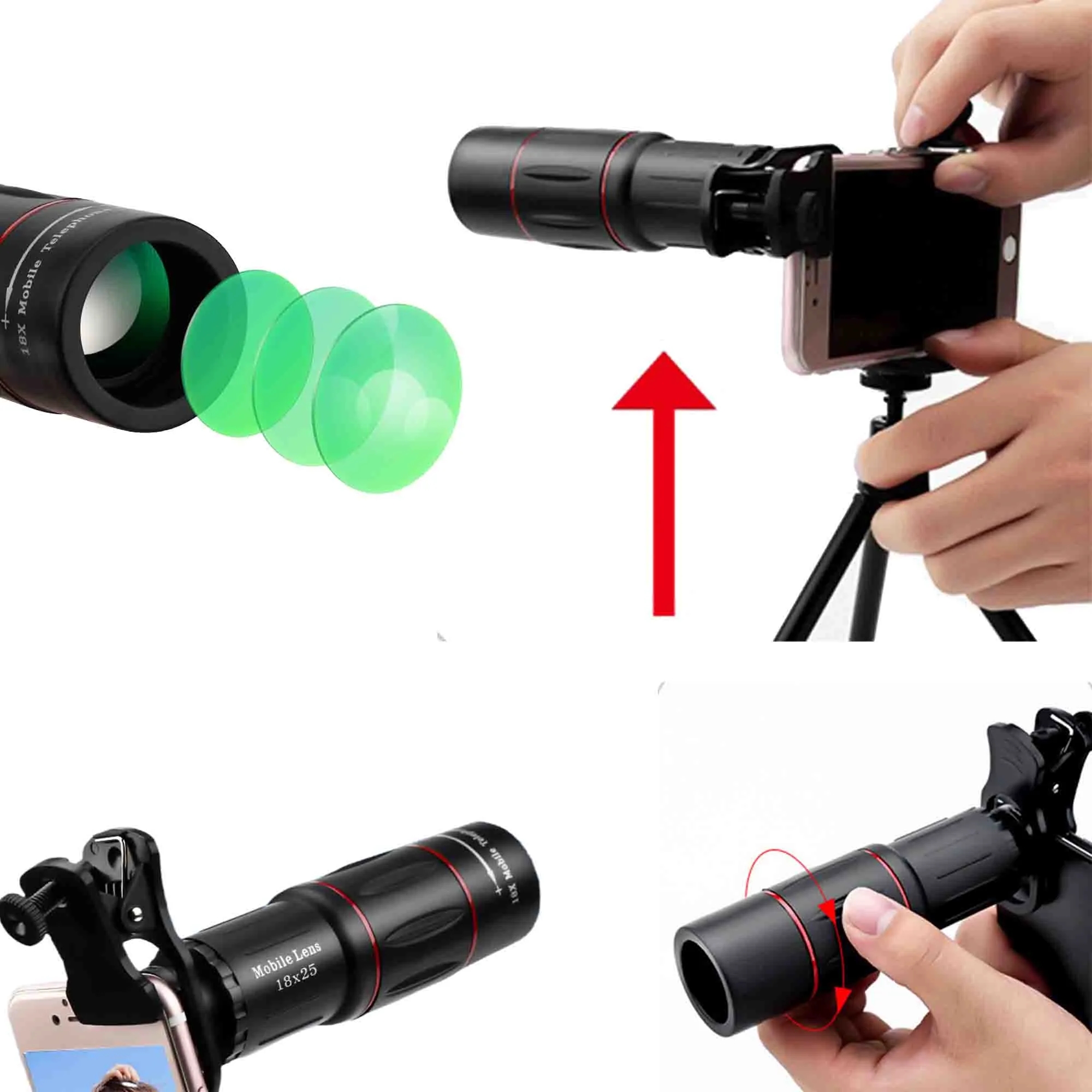 18X Mobile Phone Camera Lenses Kits MOQ20 3