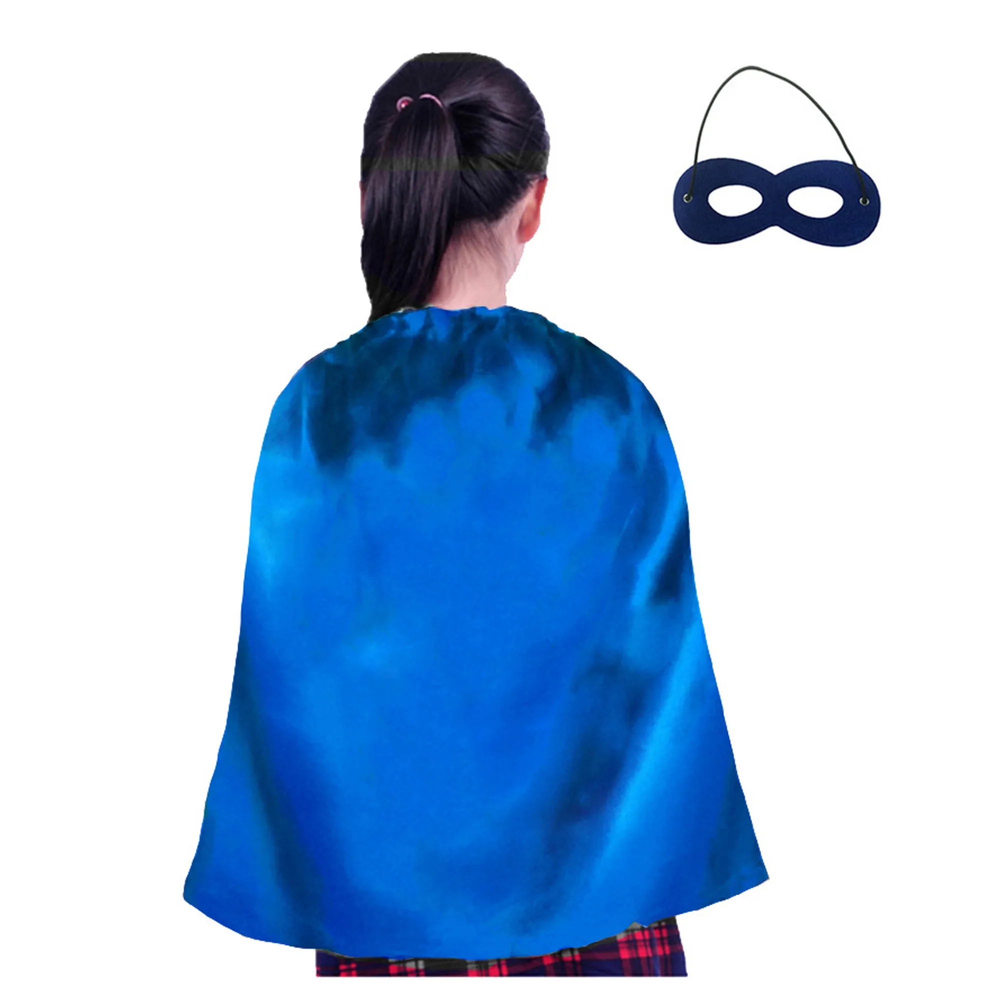 Youth Satin Hero Cape with Eye Mask Set 3