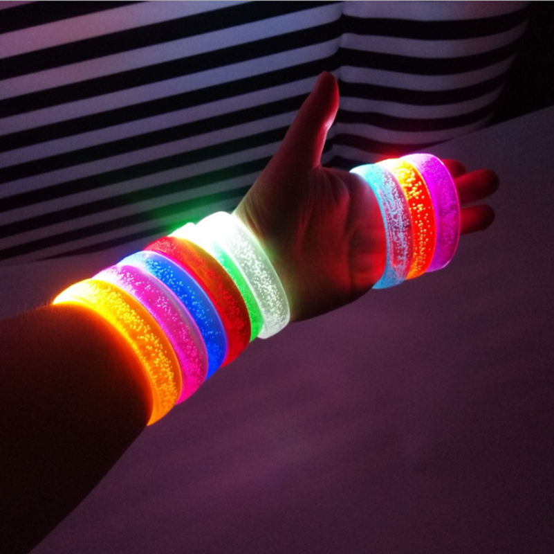 LED Light Up Flash Tube Bracelets 2