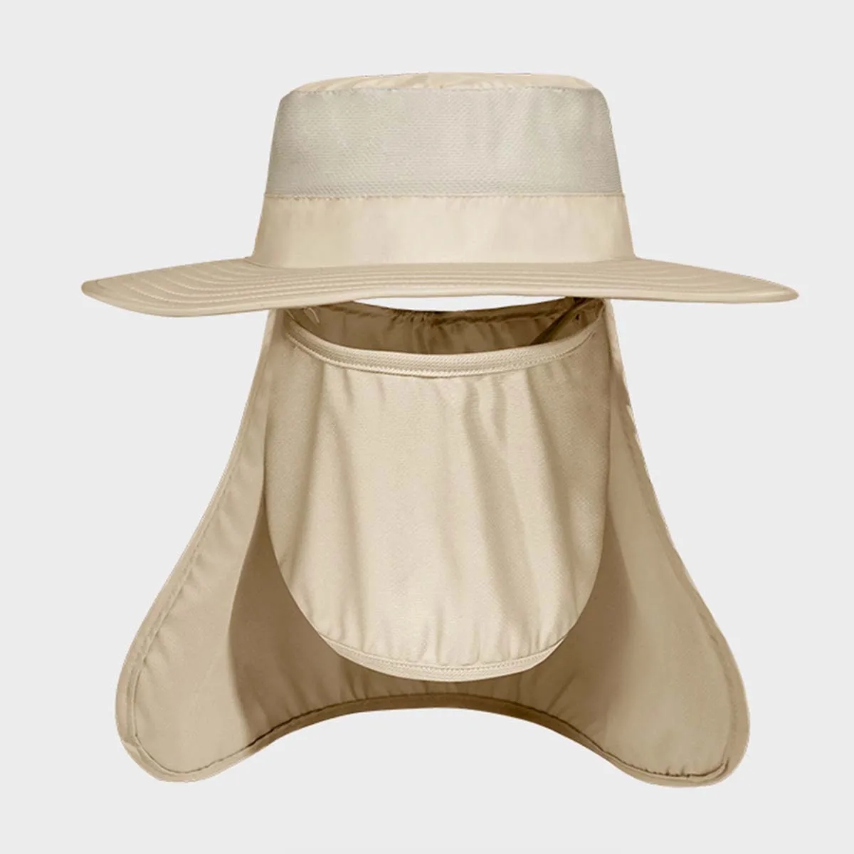 Protection Wide Brim Fishing Hat With Face And Neck Flap 4