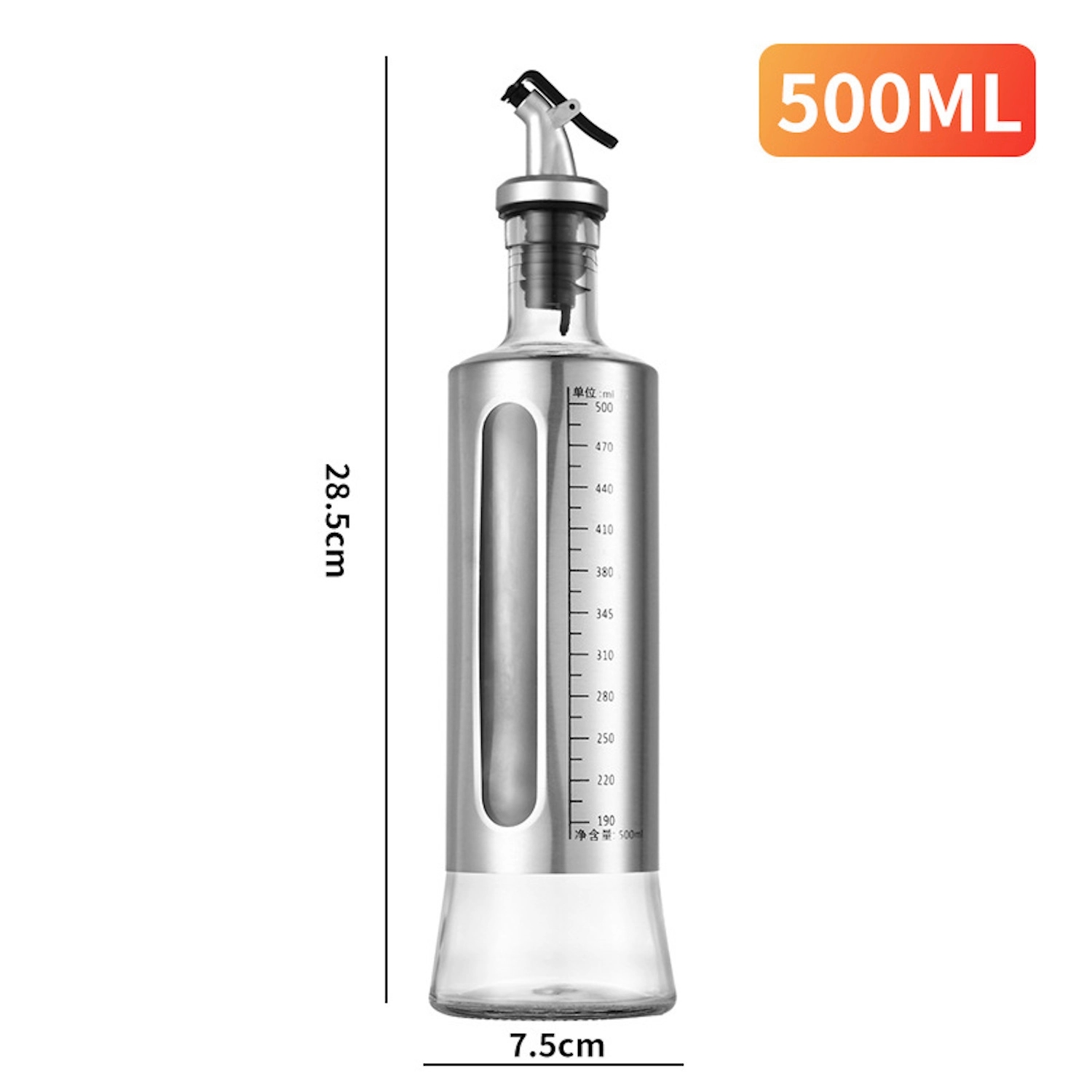Oil And Vinegar Bottles Cruets Dispenser 3