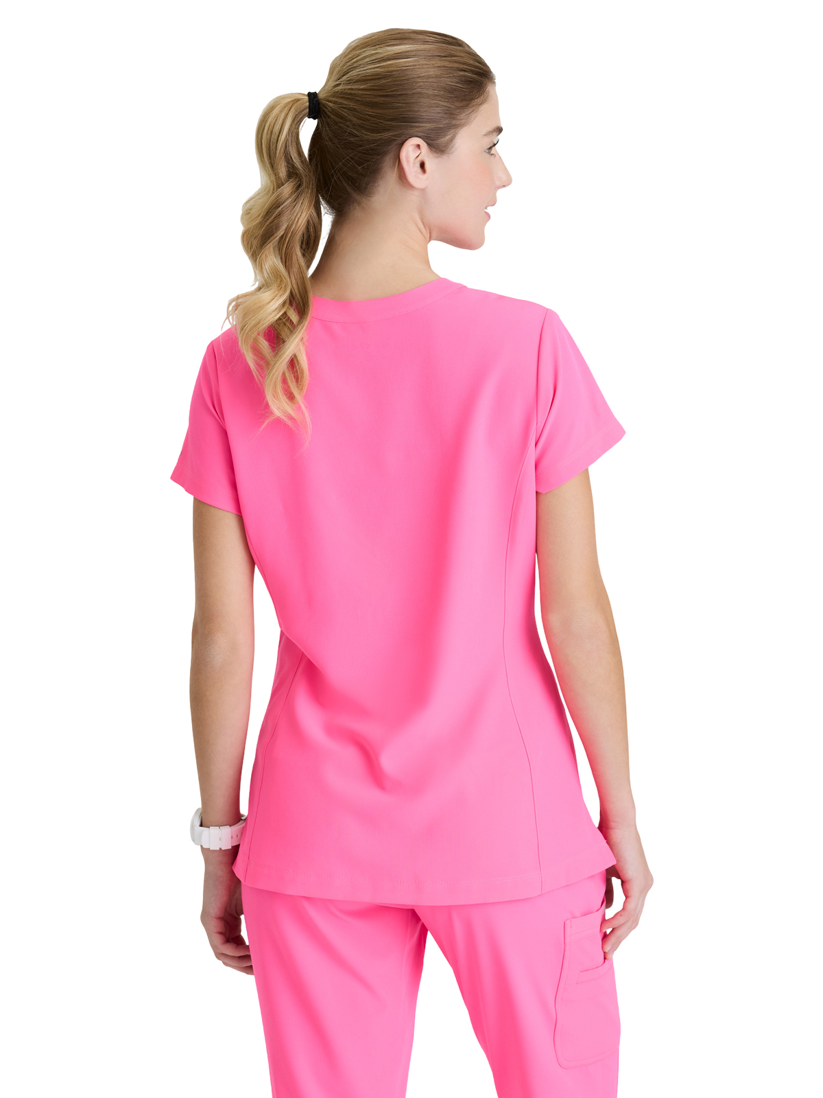 Skechers - Women's Two-Pocket Placket V-Neck Coast Scrub Top 37