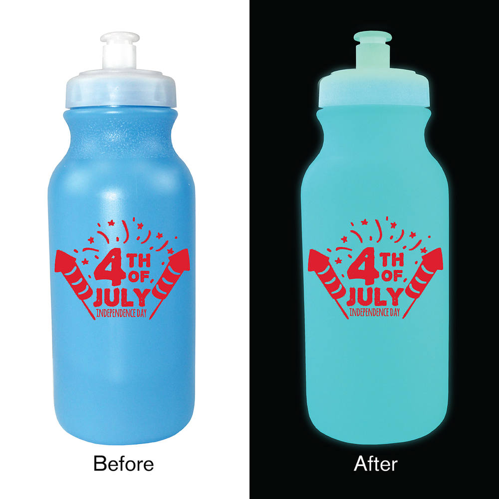 20 oz. Nite Glow Value Cycle Bottle with Push 'n Pull Cap 11