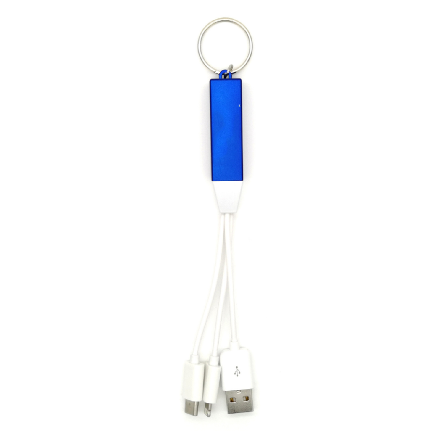3-in-1 Light-Up Charging Cable with Keychain 3