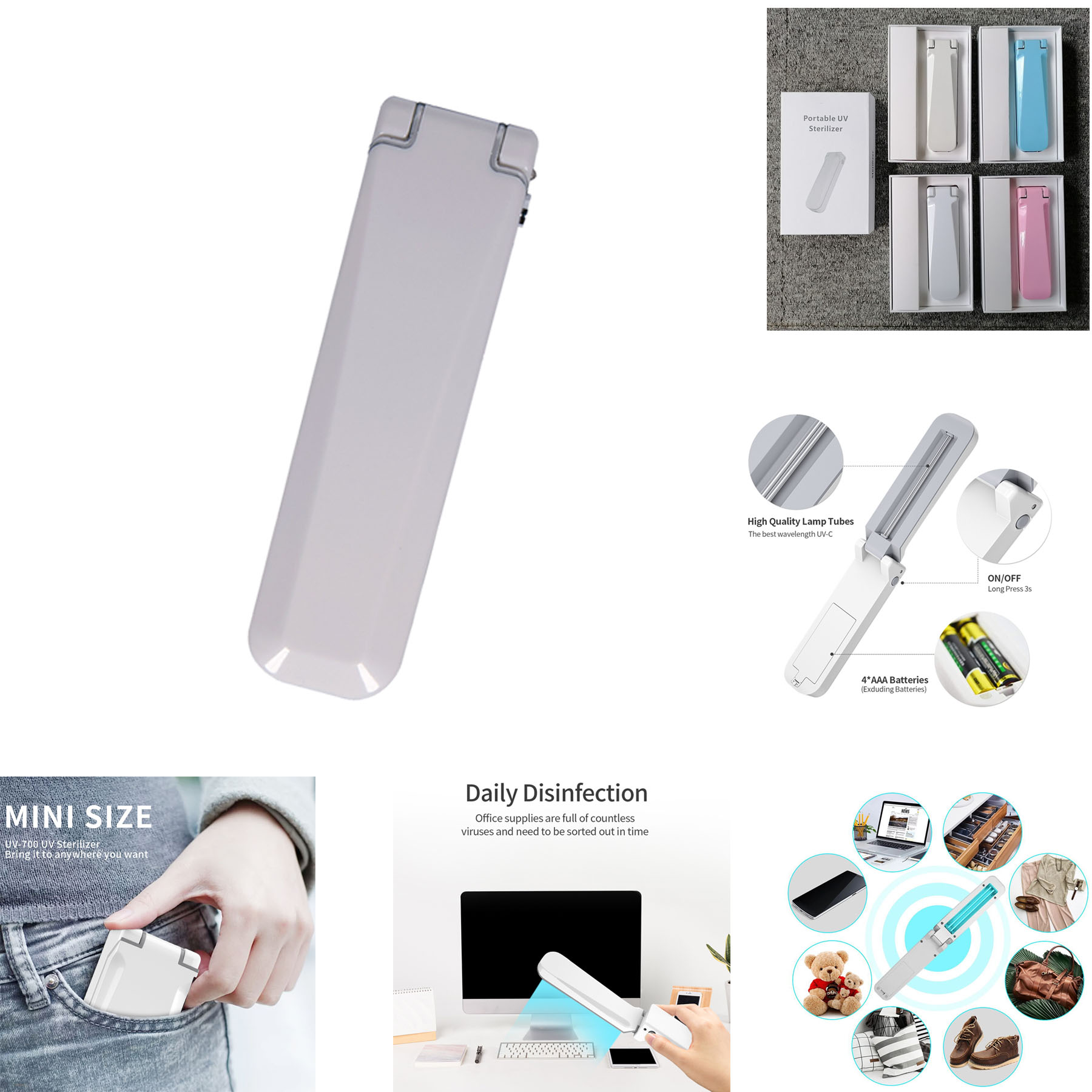 Portable Fold Handled UV Light Sterilizer 1