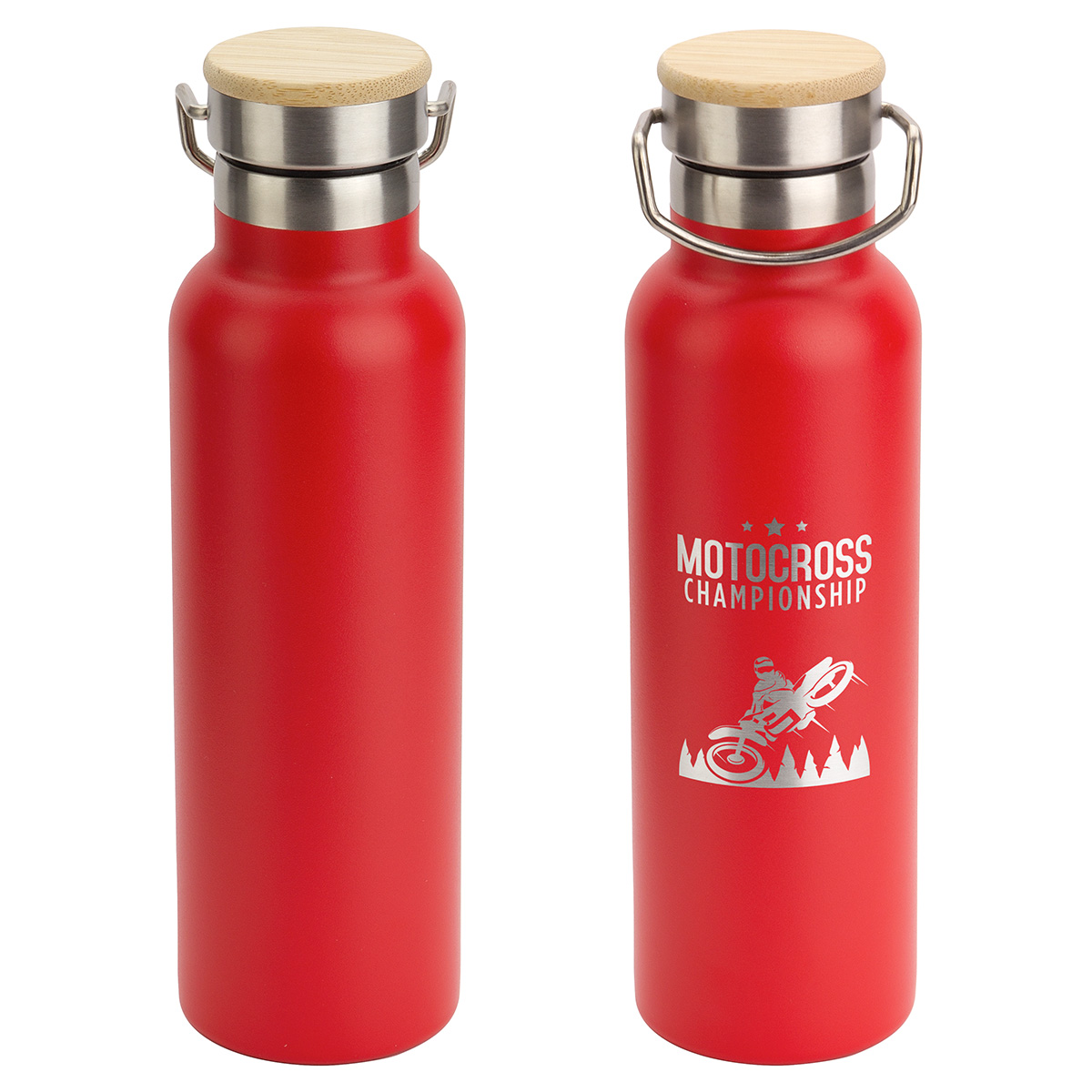 Barona 20 oz Vacuum Insulated Stainless Steel Bottle, custom water bottle with logo imprint 16