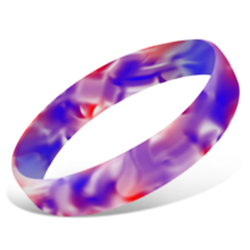 1 Inch Full Color Printed Wristbands 217