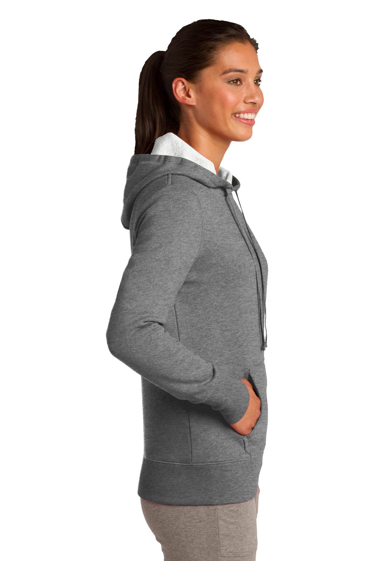 Sport-Tek Women's Pullover Hooded Sweatshirt. LST254, custom hoodie or sweatshirt with logo imprint 1