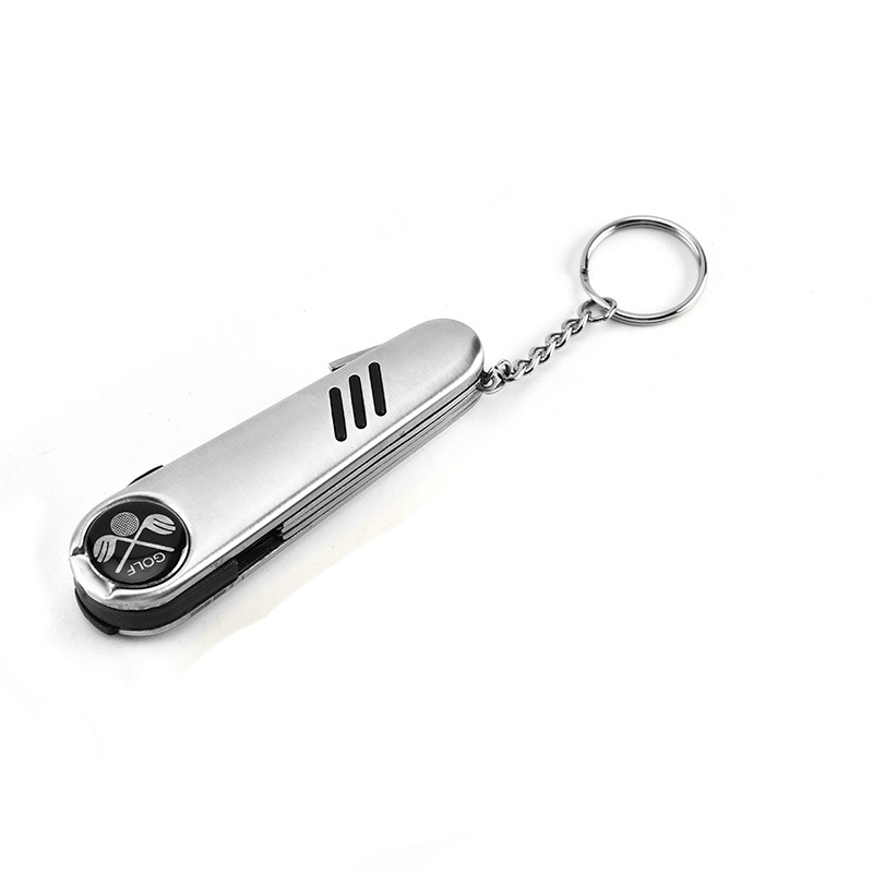 Multi Function Stainless Steel 6 in 1 Golfers Tool Golf Kits 2
