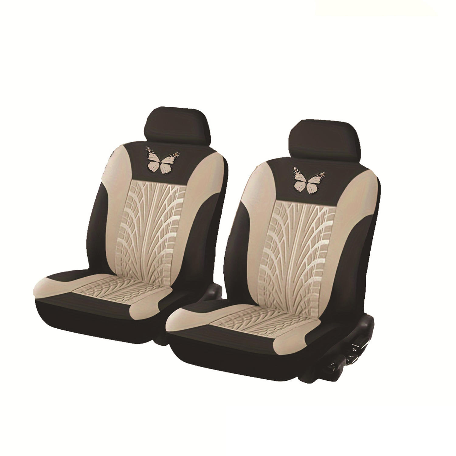 Full Set Fashion Butterfly Cloth Cushion Mat Car Seat Cover 15