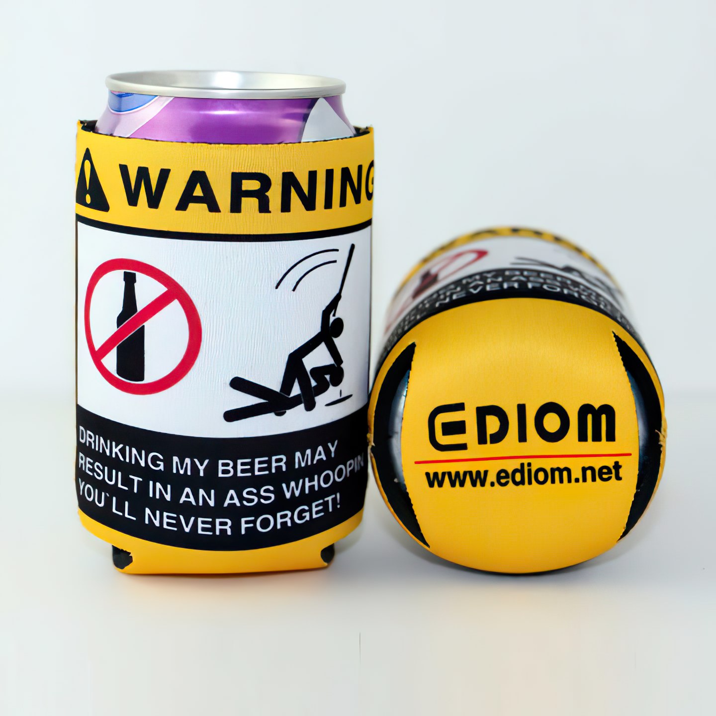 Collapsible Neoprene Can Cooler Insulator Holder 12