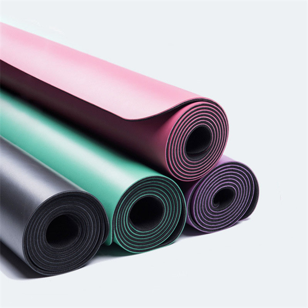 Pure Color PU Glossy Yoga Mat 4