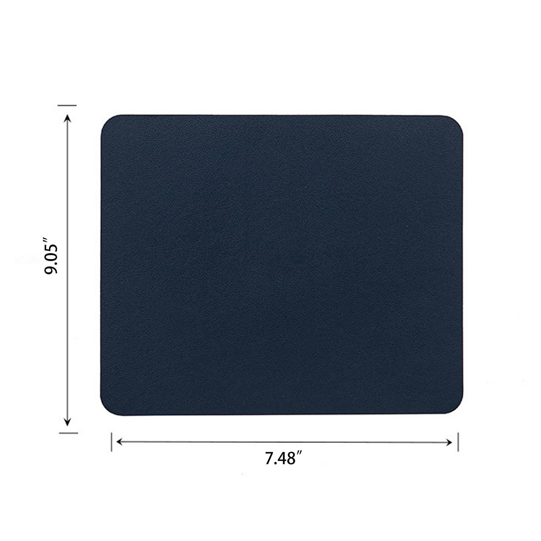 Solid Color Leather Mousepad 3