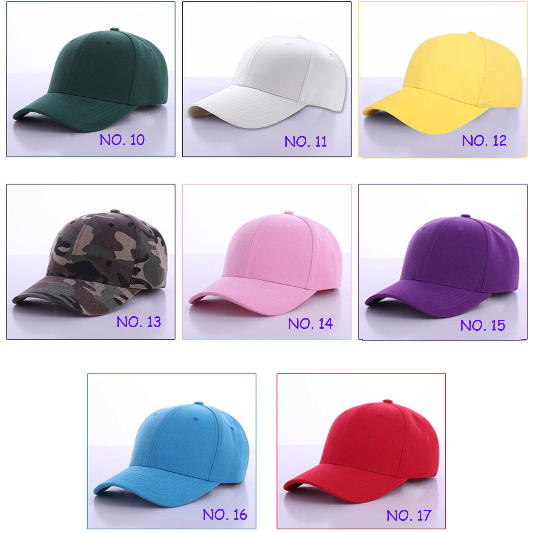 6 Panel Poly Twill Baseball Cap 4