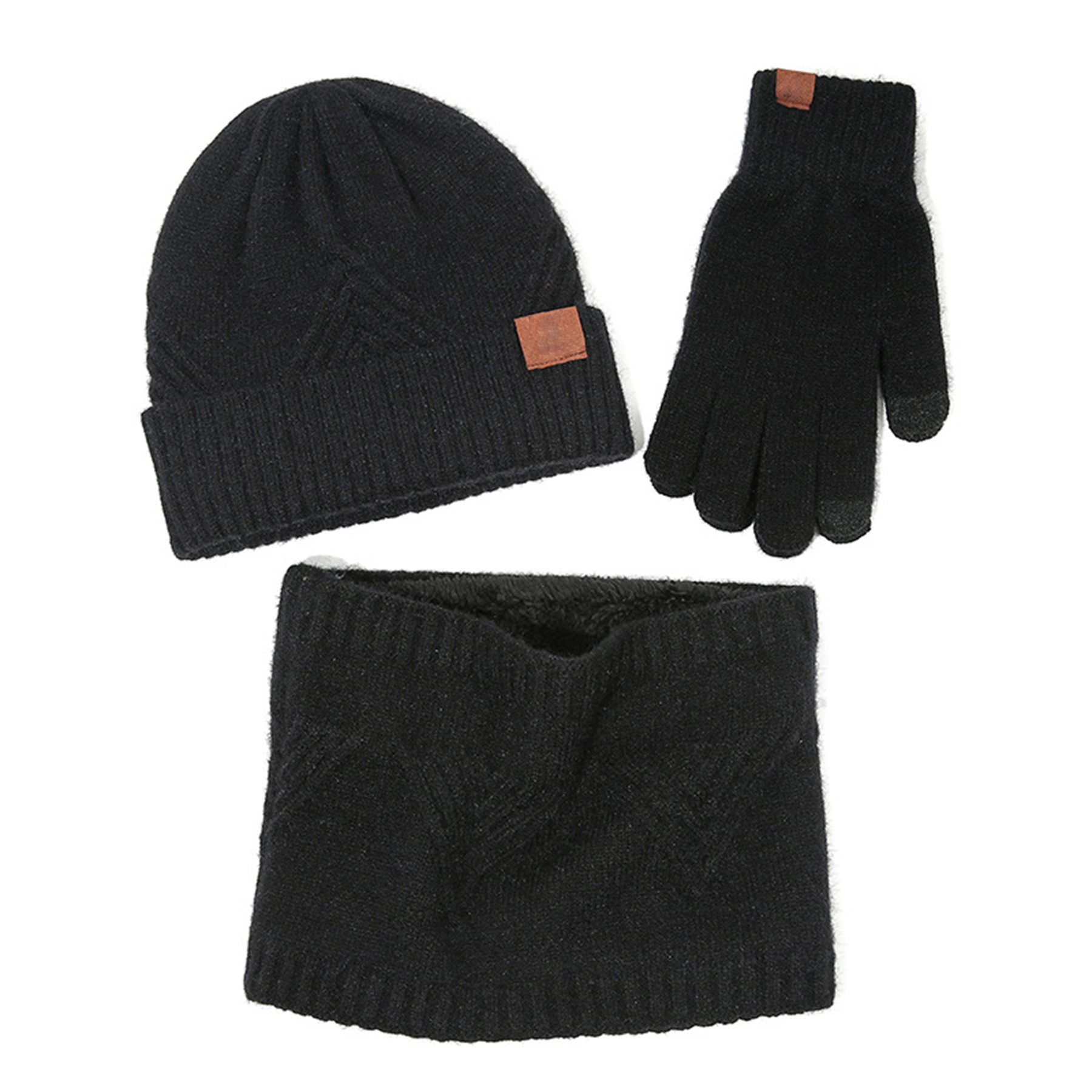 Winter Hat Scarf Gloves for Men Women 8