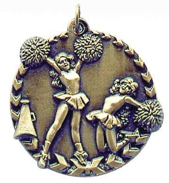 Cheerleading Millennium Medal, 1 3/4" 2