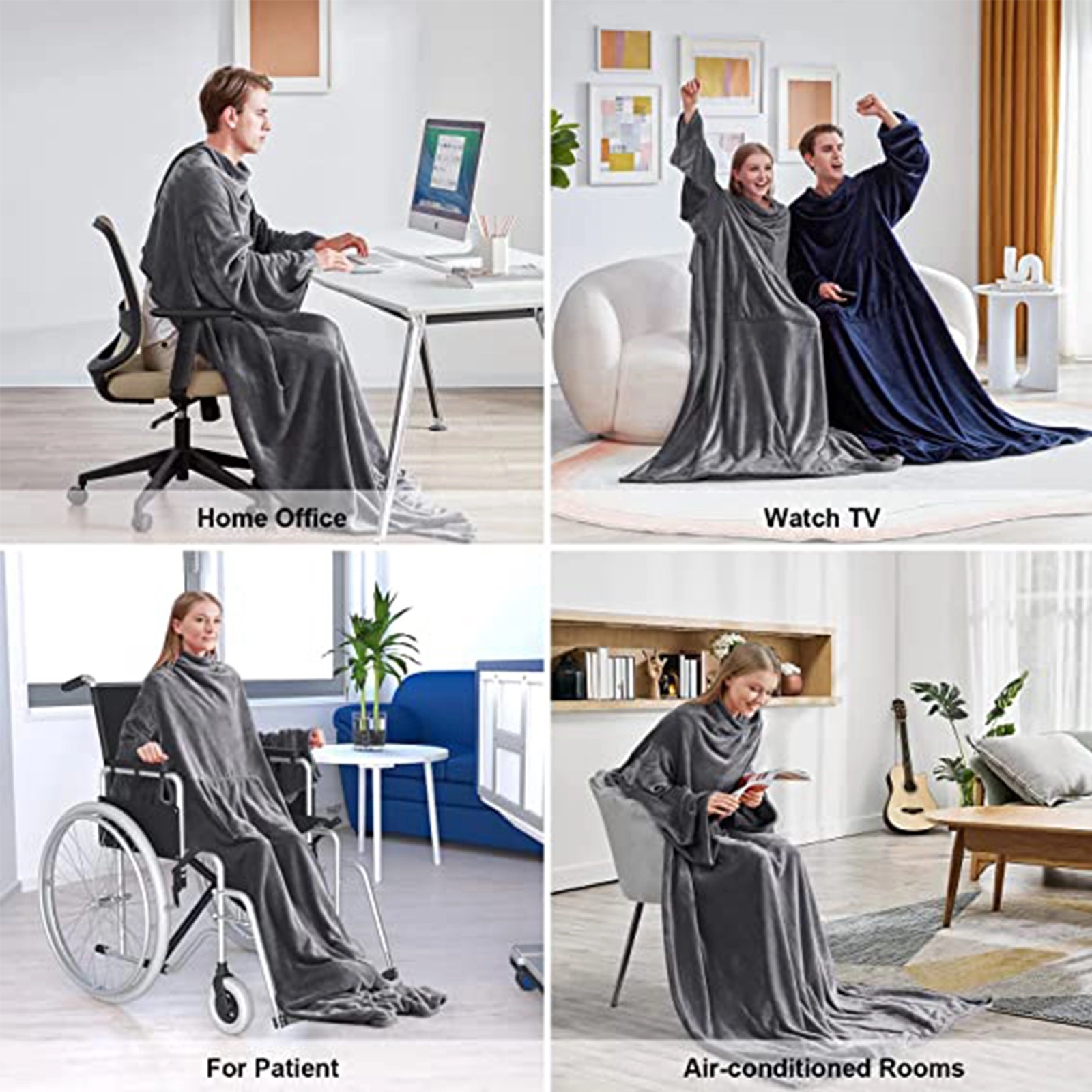 Oversized Touchat Wearable Blanket Hoodie 1