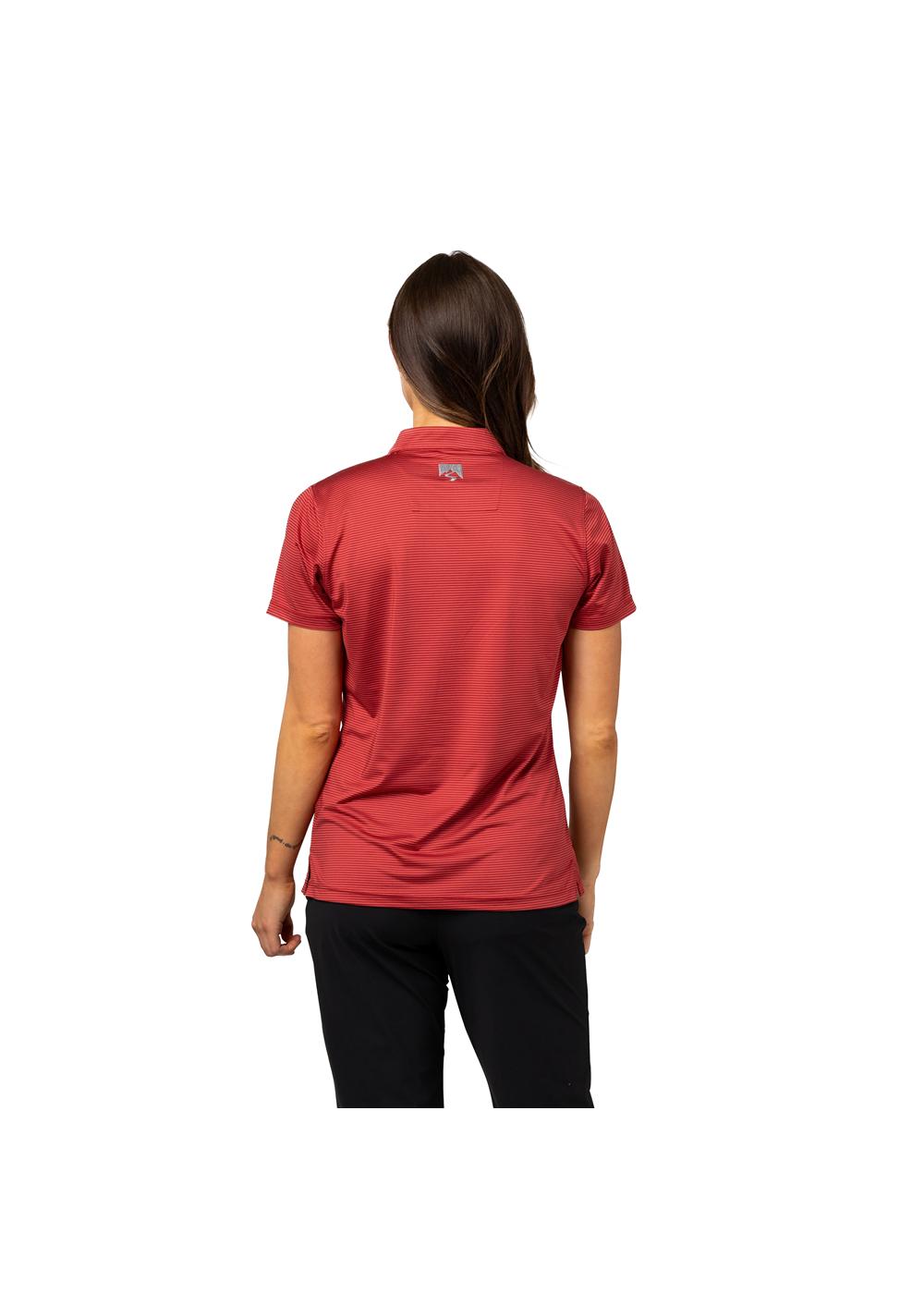 Storm Creek Women's Optimist II Microstripe Short Sleeve Polo 7