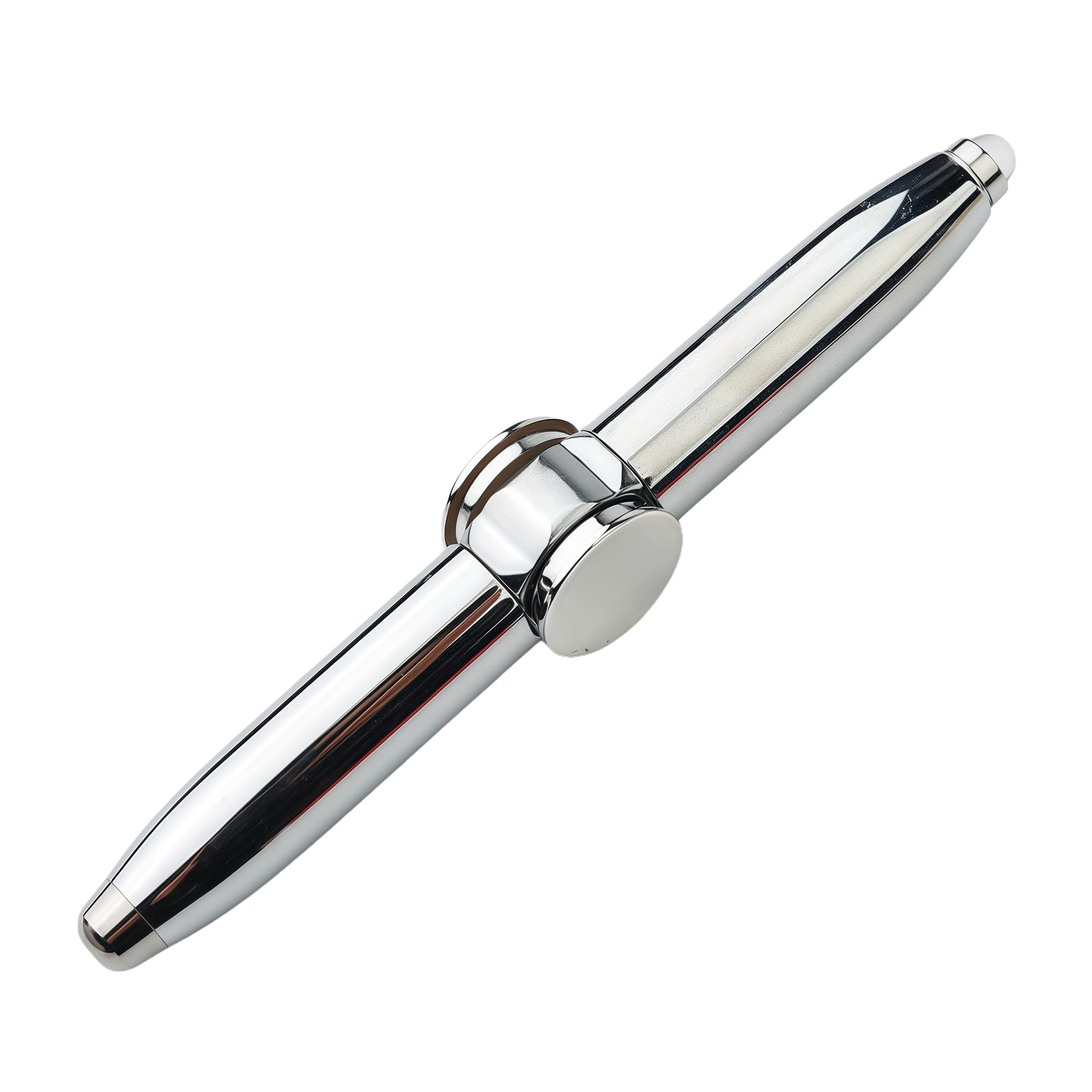 LED Fidget Spinner Pen - Multifunctional Metal Ballpoint Pen for Stress Relief 3