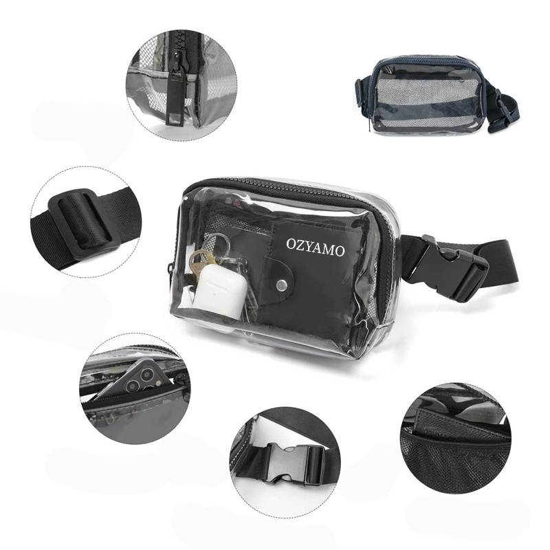 Waterproof Transparent Belt Bag 1