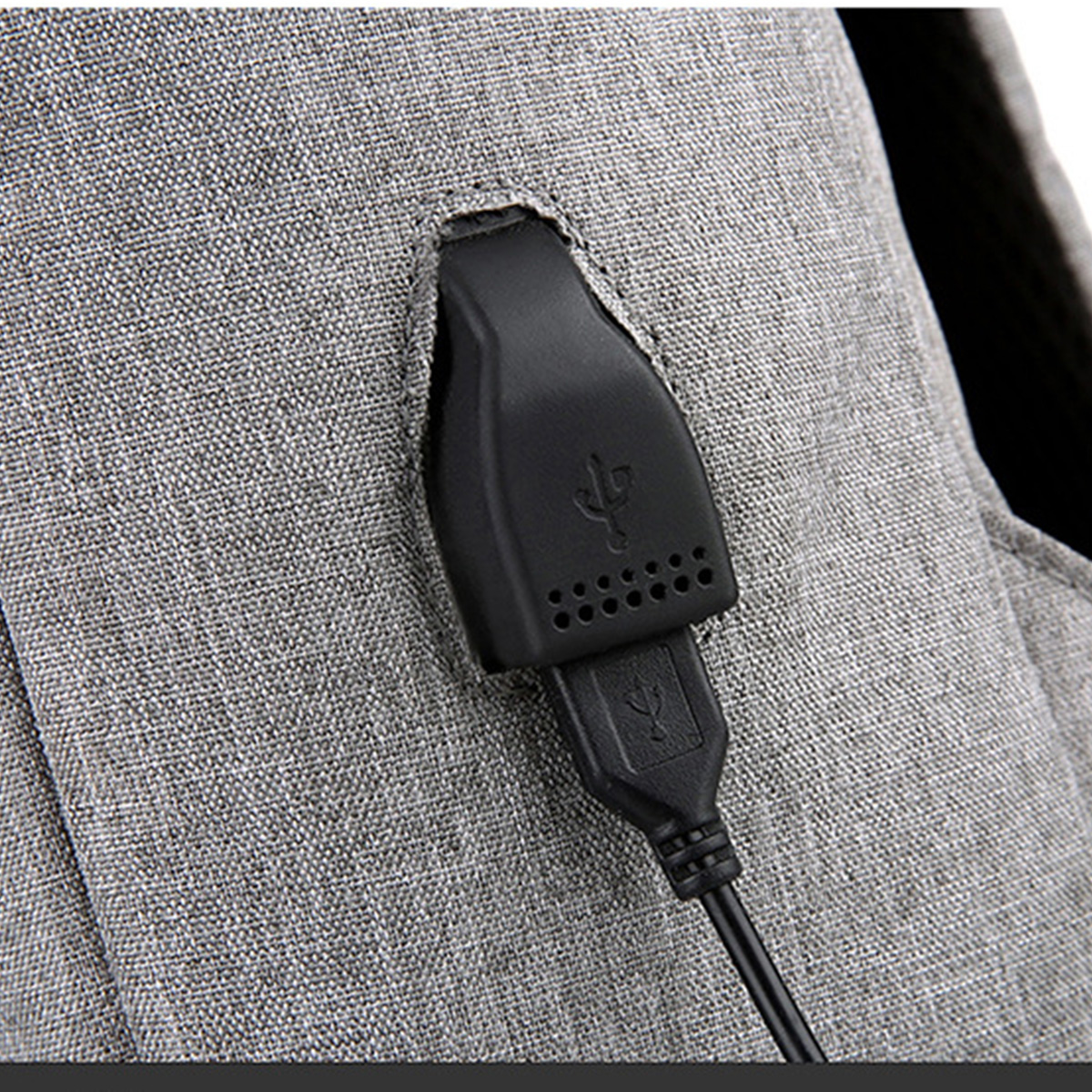 USB-Enabled Oxford Business Backpack 3