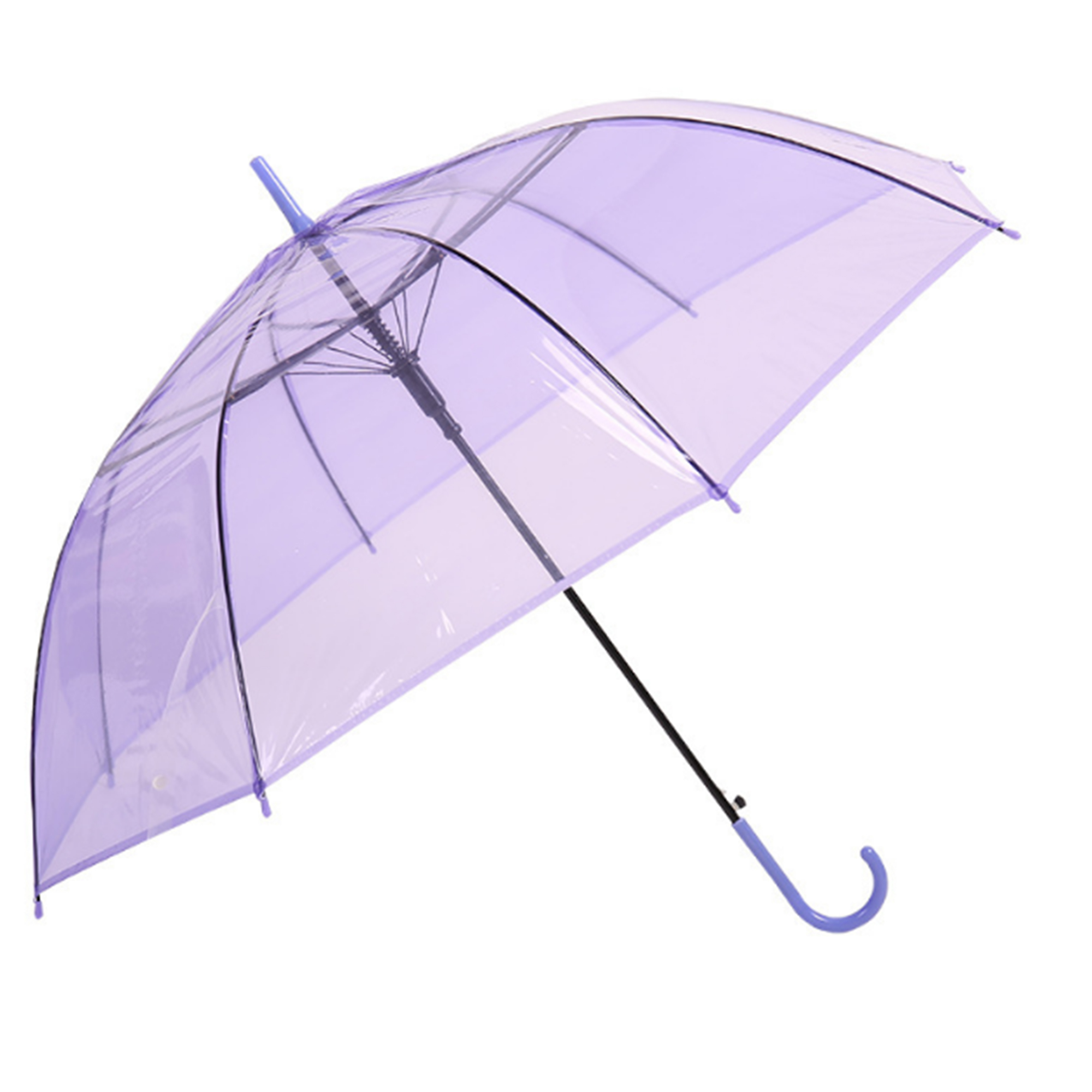 MOQ 50 PCS Stylish PVC Transparent Umbrella 2