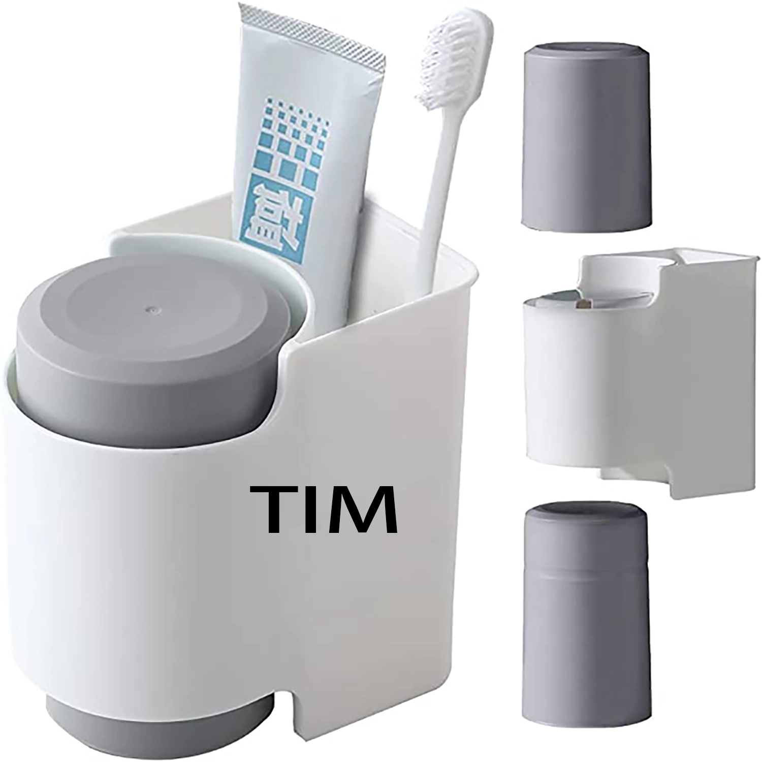 Portable Bathroom Toothbrush Holder Set 1