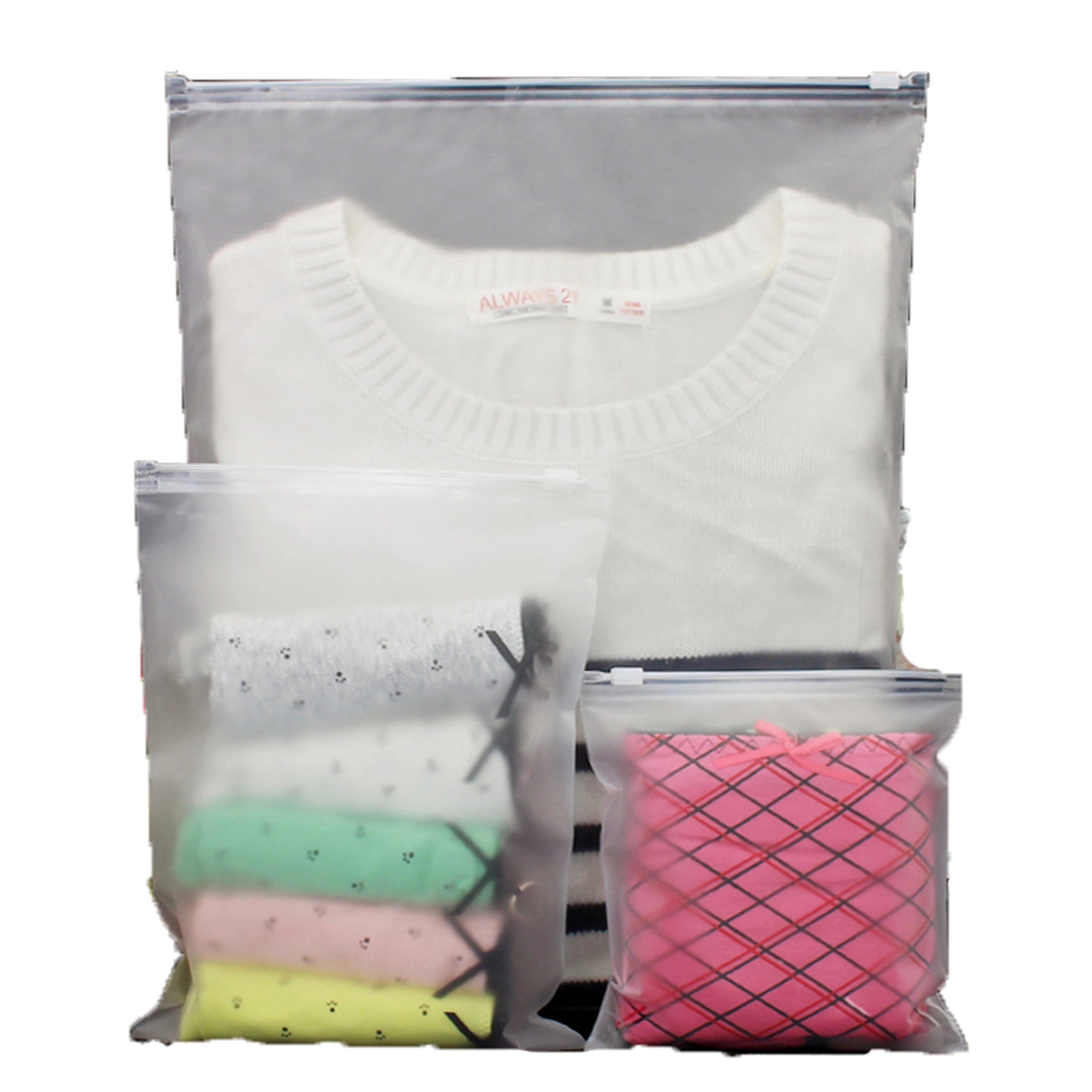 Reclosable Zip Lock PE Bags MOQ 100PCS 2
