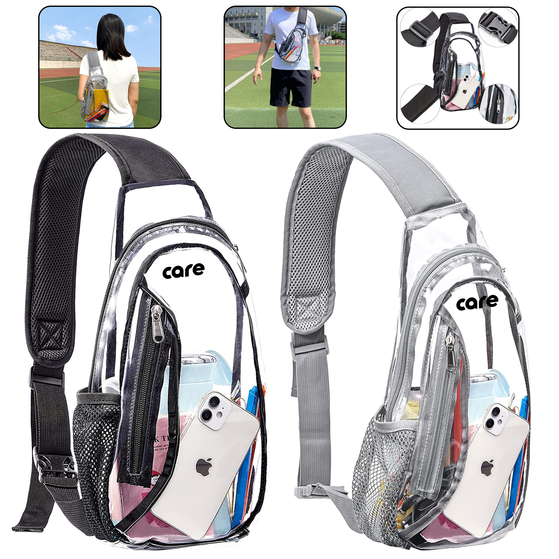 Clear Sling Bag 1