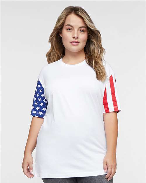 Unisex Stars & Stripes Tee - 3976 8