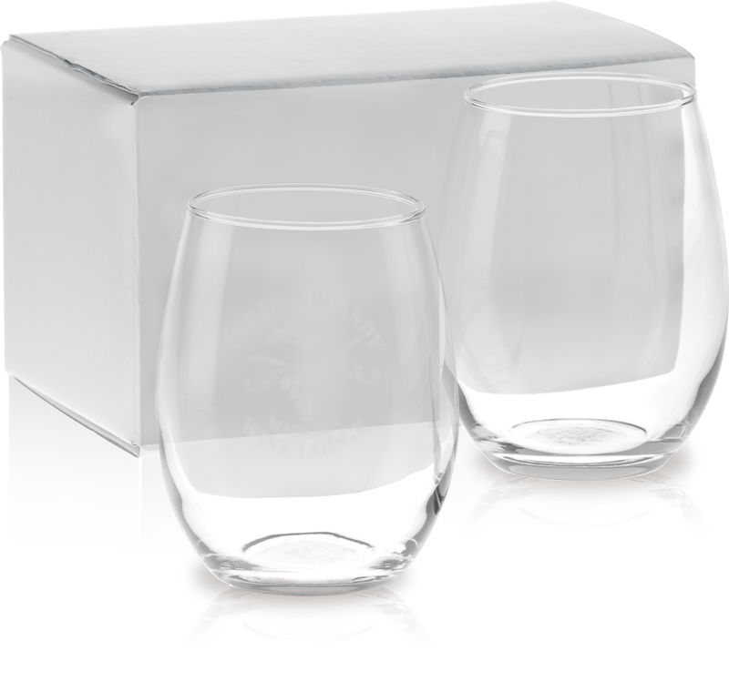 Stemless White Wine Gift Set 6
