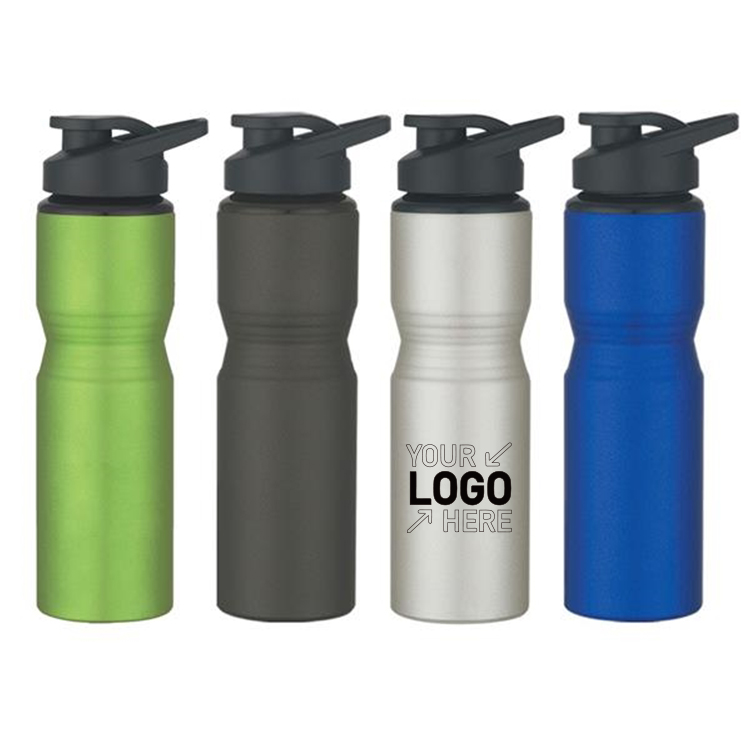 28 Oz. Aluminum Sports Bottle, custom water bottle with logo imprint 1