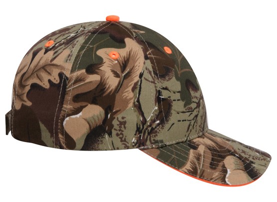 OTTO CAP® Camouflage 6 Panel Low Profile Baseball Cap 13