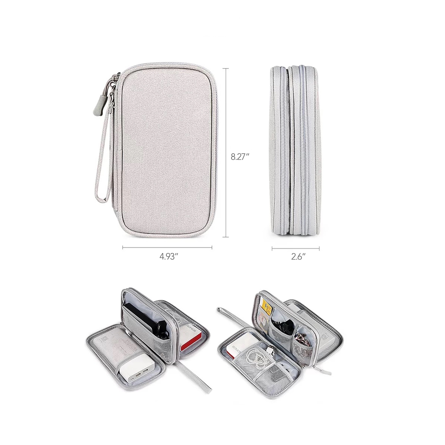Dual Layers Travel Tech Organizer Bag - Large 2