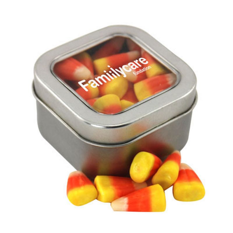 Window Tin with Candy Corn 1