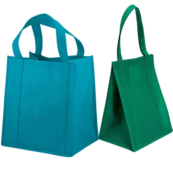 Heavy Duty Non Woven Grocery Tote (13W x 10 x 15H) 2