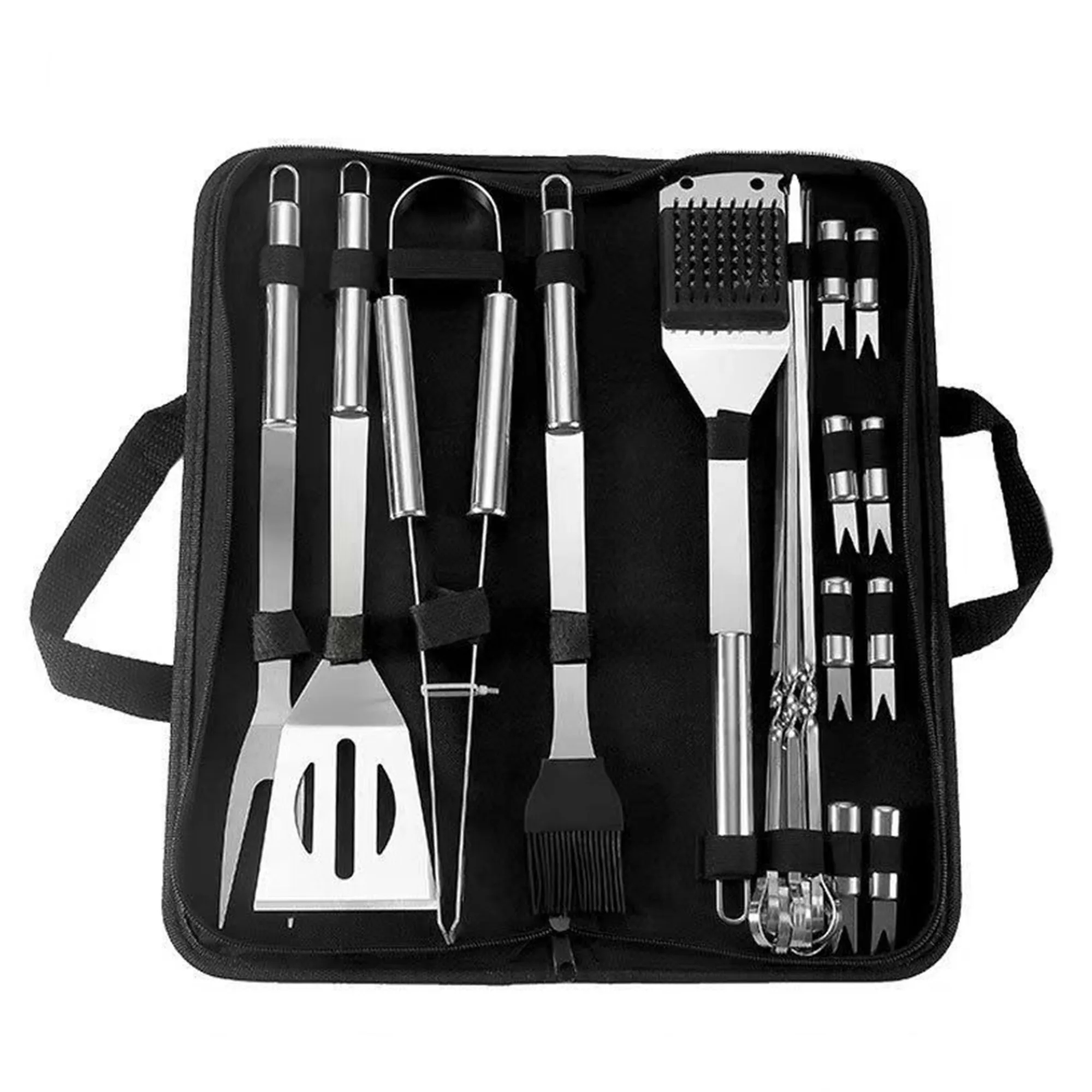 Stainless Steel 20PCS BBQ Tools Set
