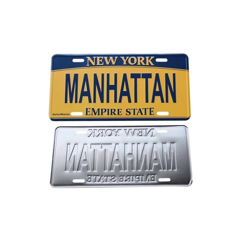 Aluminium Vehicle License Number Plate 3