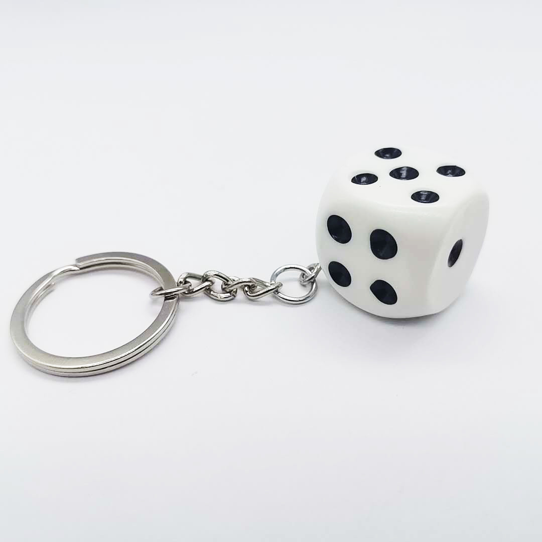 2 in 1 Dice Keychain and Stress Reliever 5