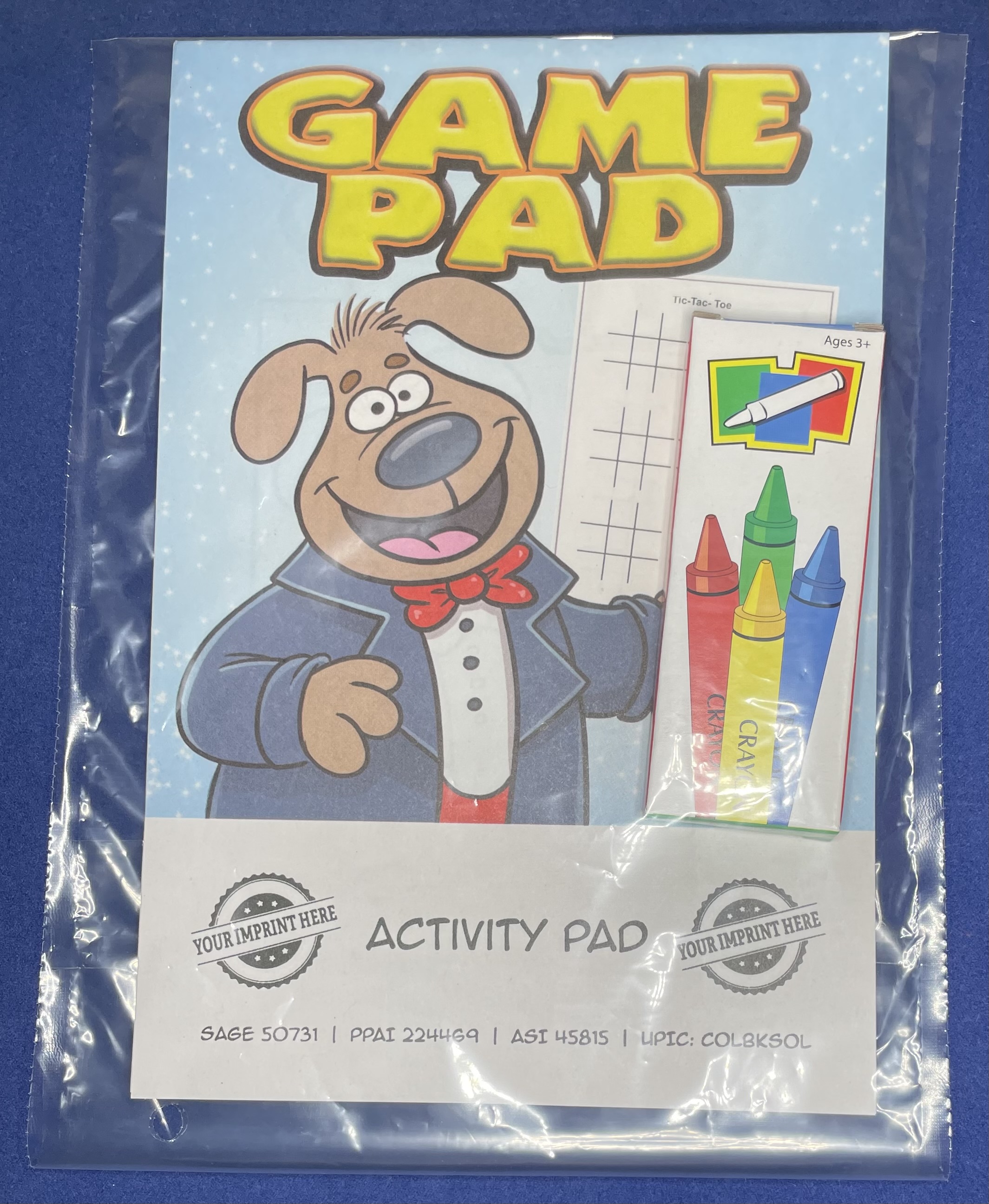 ACTIVITY PAD SET - Game Pad Activity Pad Fun Pack 4