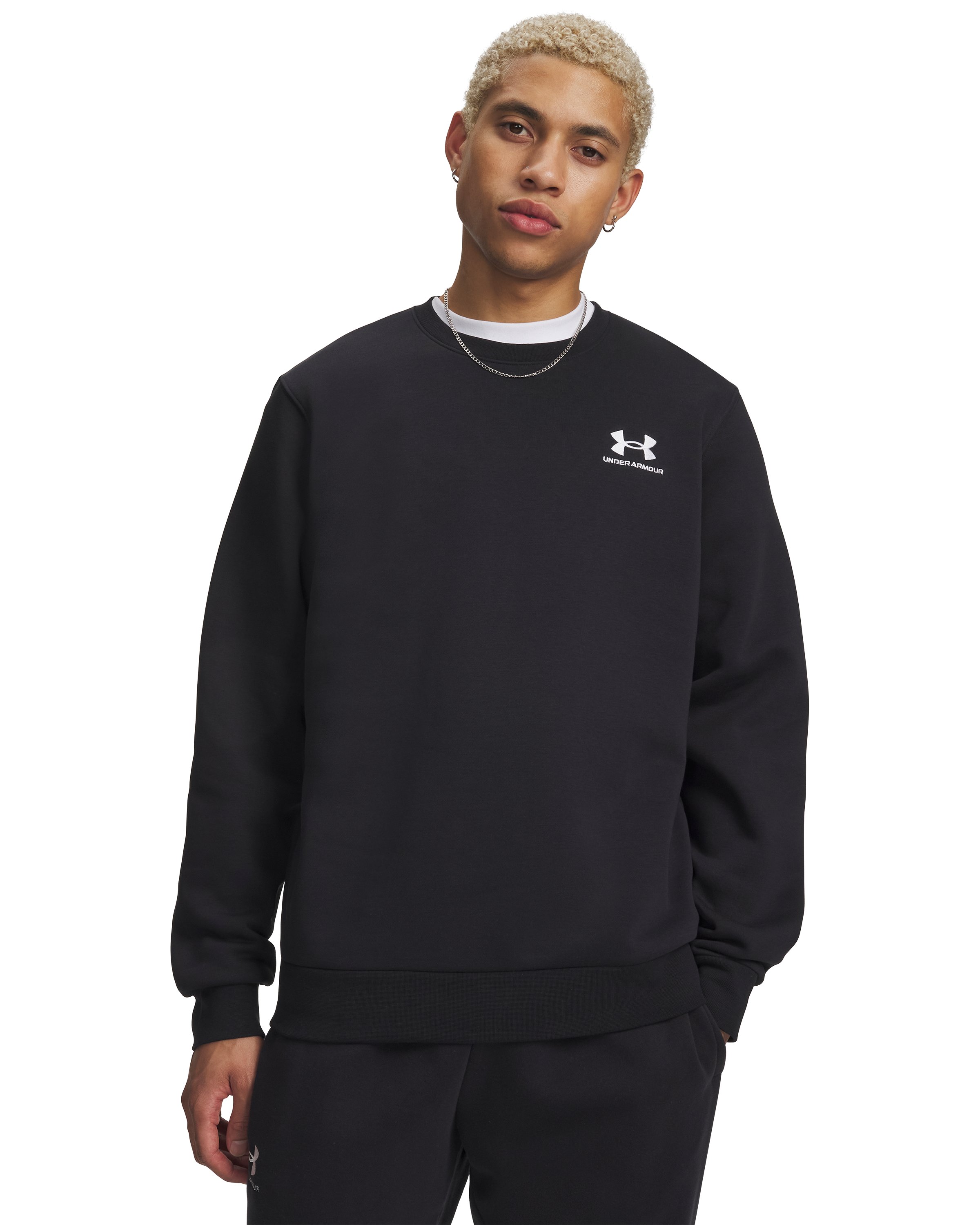 UA Icon Fleece Men's Crew, custom hoodie or sweatshirt with logo imprint 4