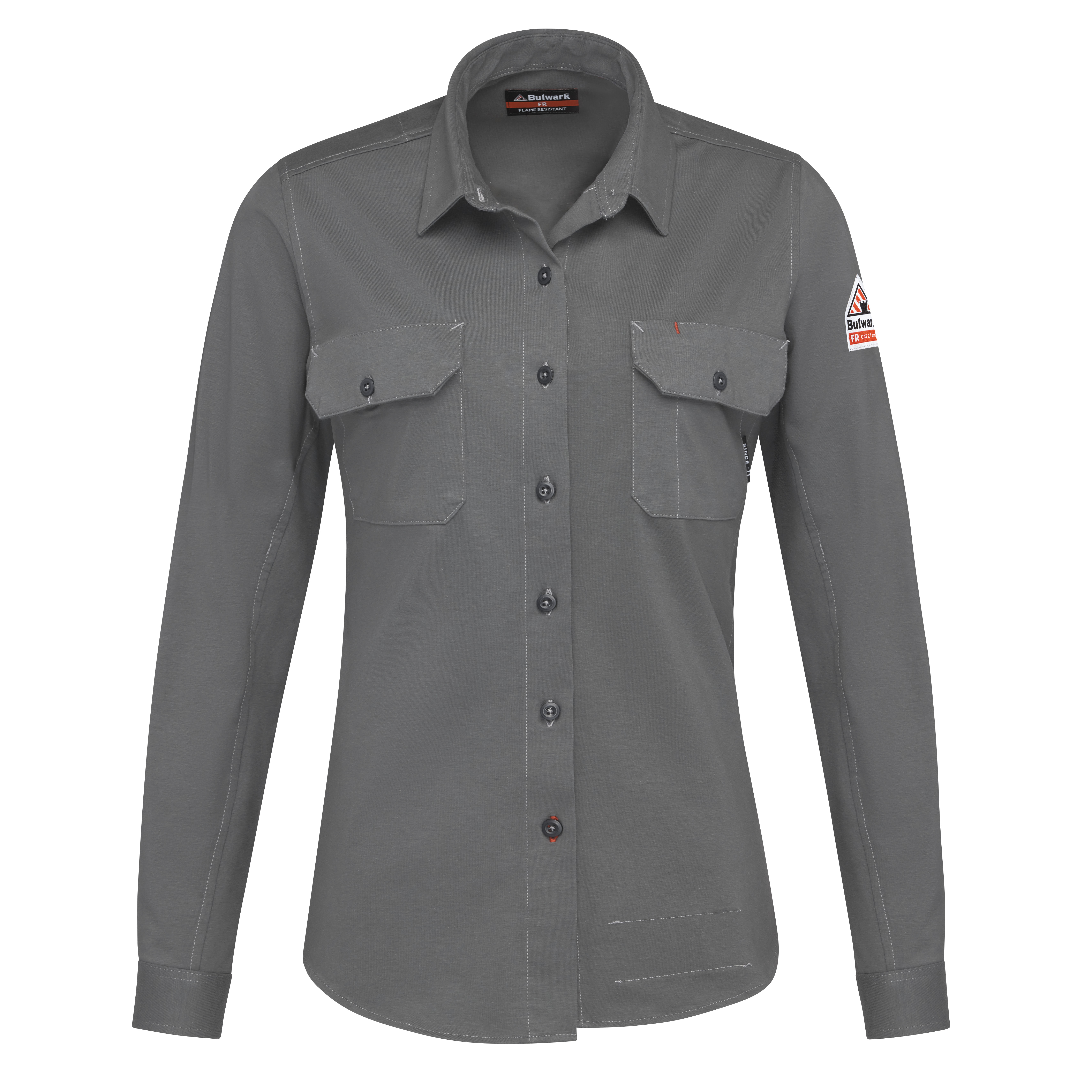 Bulwark® Women's Flex Knit Button Down Shirt 4