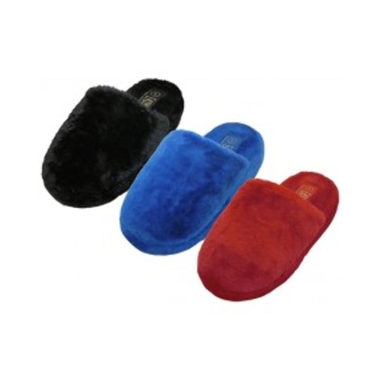 Women's Plush Slippers - Dark Colors Size S-XL 2