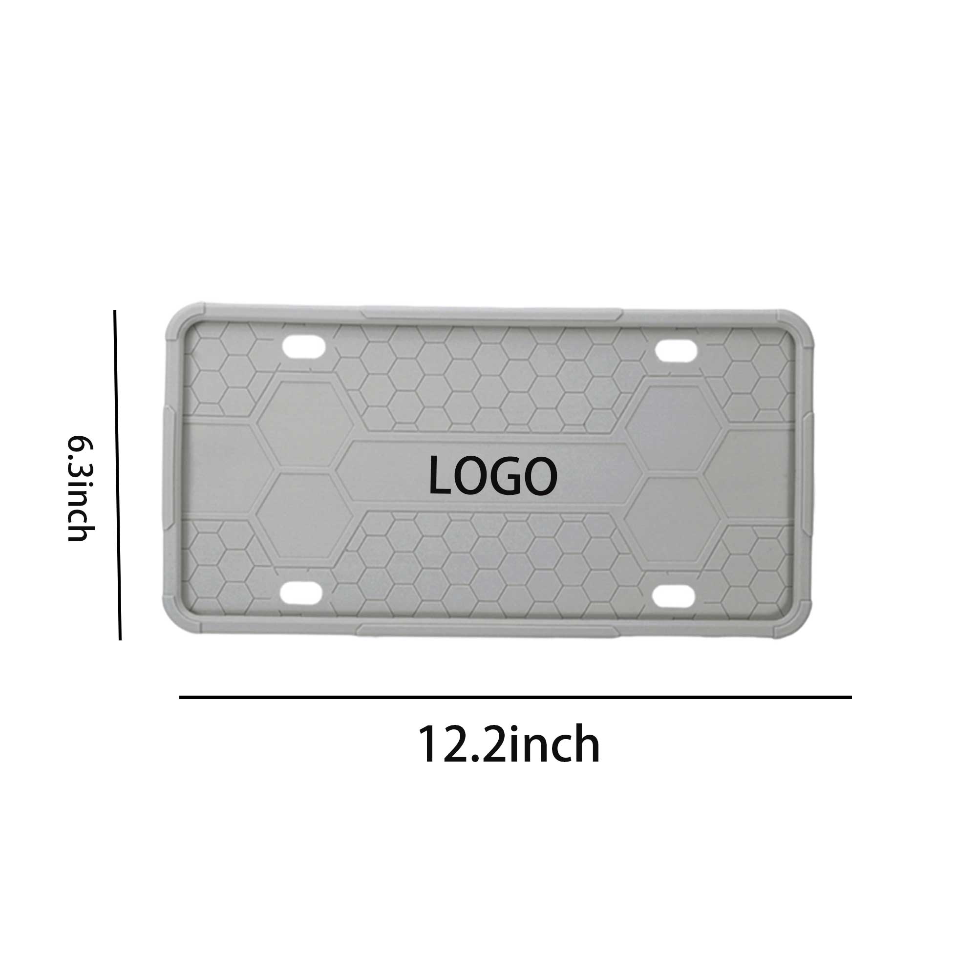 Car Silicone License Plate Frame 3