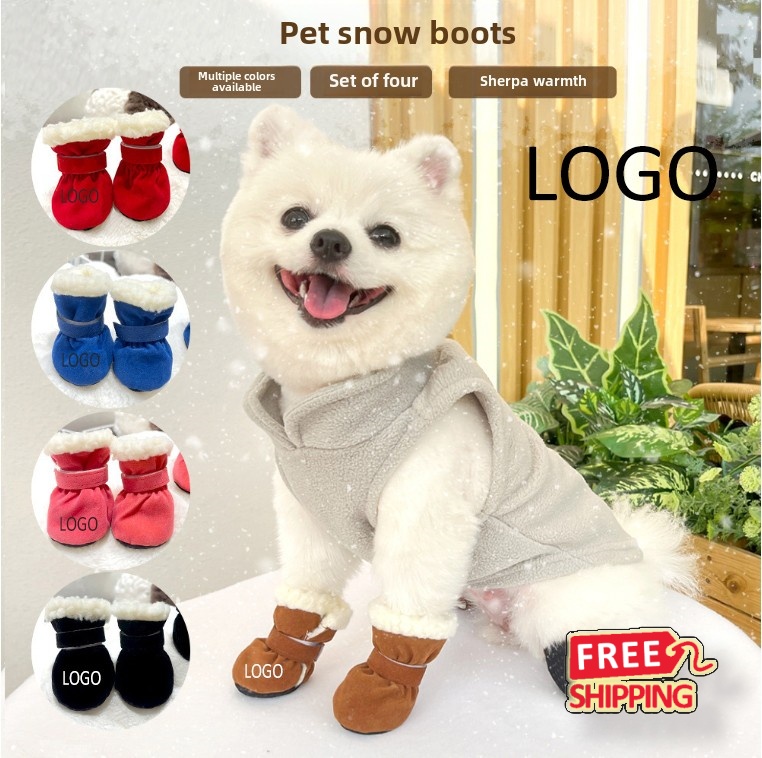 Bulk Buy Insulated Dog Boots for Yorkie Chihuahua Cold Weather Paw Protection 4