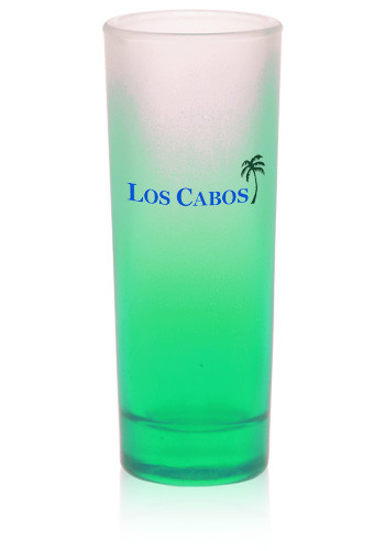 2 oz. Tall Shot Glasses - Colored & Frosted 21
