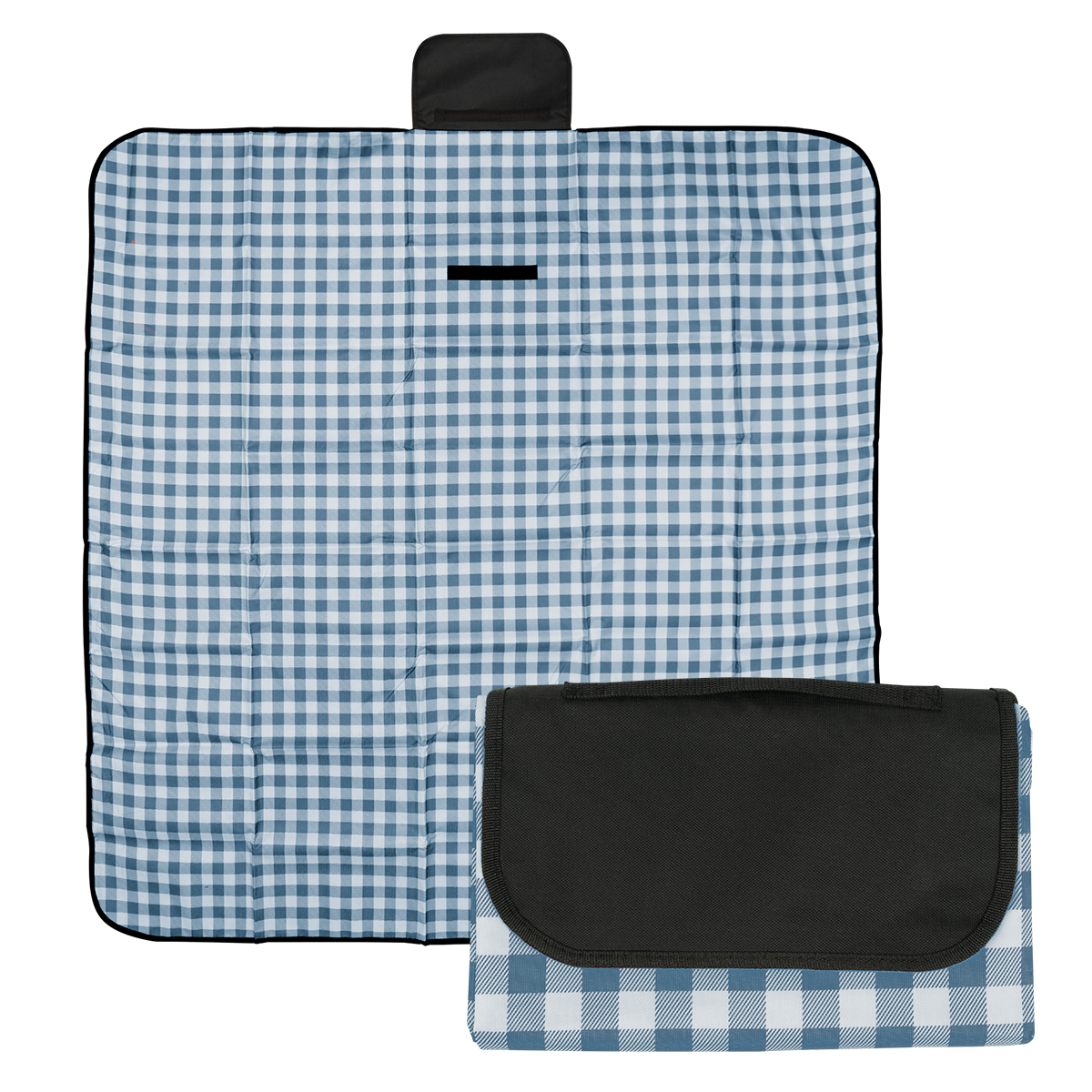 Gingham Roll-Up Picnic Blanket 4